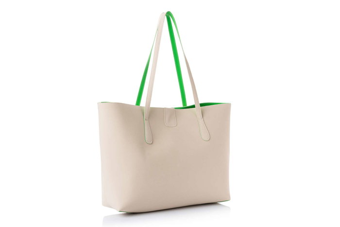 Lucky Bees Bolsa Tote 1238 Znc - Crema Lucky Bees Bolsa Tote 1238 Znc - Crema